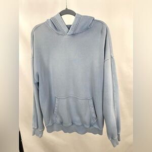 Abercrombie & Fitch Light Blue Hoodie Sweater